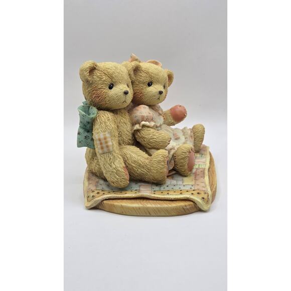 Cherished Teddies Twice As Nice With You 950513 Nathaniel & Nellie 1991 Hillman - Picture 2 of 6